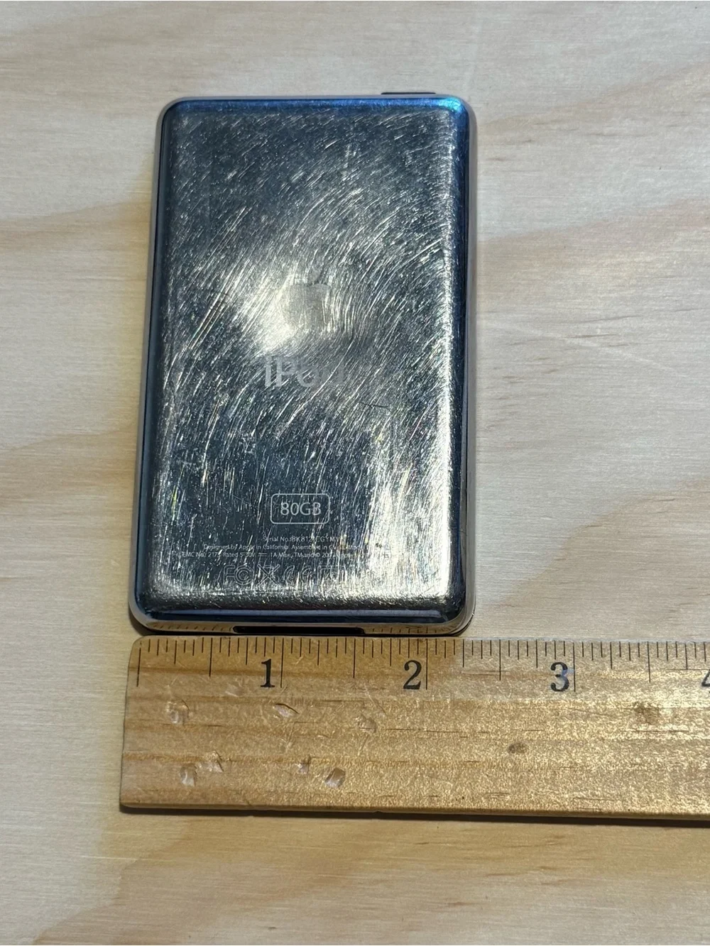 iPod Model:A1238 6ThGen 80GB Turns On Wont Connect To Computer Parts/Repair Only